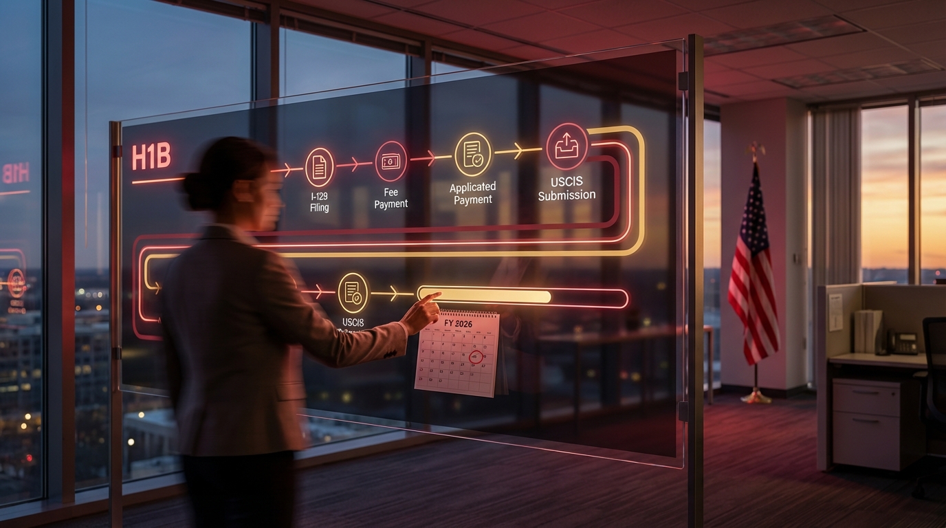 Step-by-Step H1B Visa Application Process for FY 2026